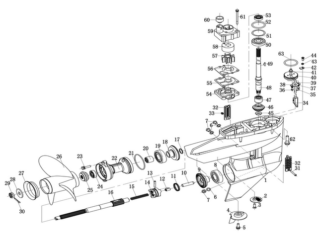 Кольцо уплотнительное тяги переключения передач (15F-06.03.03/T20-06.00.18)